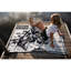 Lake And City Maps Collection Hand Woven Throw Blanket