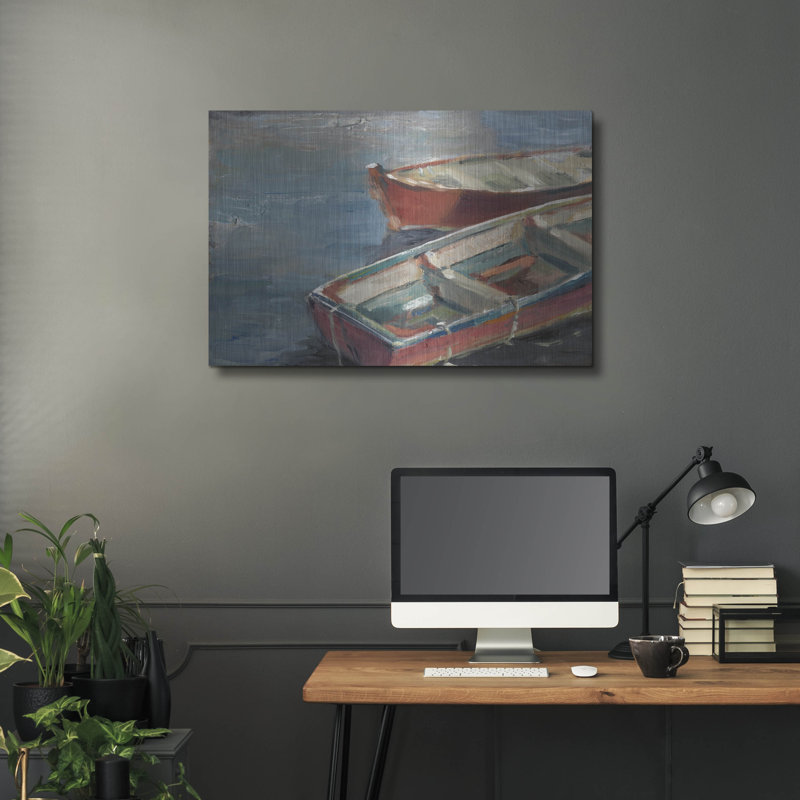 Art luxueux en métal «By The Lake I» par Ethan Harper, Me «By The Lake I» par Ethan Harper
