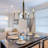 6 - Light Wrought Iron Dimmable Chandelier