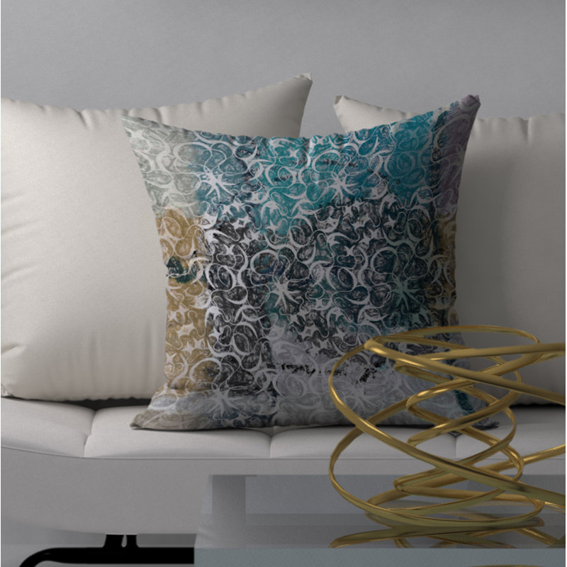 Housse de coussin décoratif carrée généreuse, 24 po x 24 po