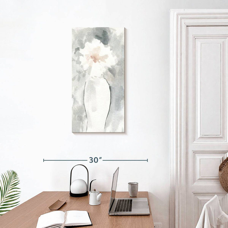 Avery Silver Blush I, H 30 po x l 15 po