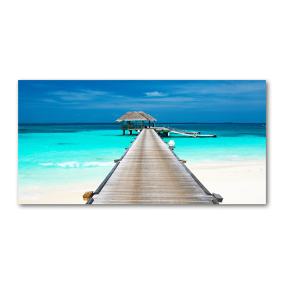 Wooden Pier - No Frame Print on Canvas
