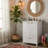 Stylish Textured Door Panel Bathroom Vanity-1918393797