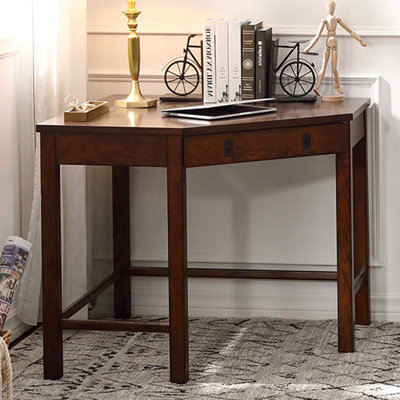 Retro creative design corner desk for storage