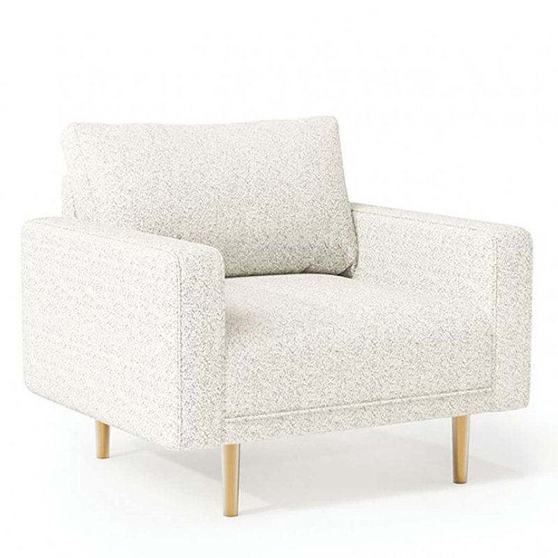 Fauteuil d'appoint Remy, Blanc cassé