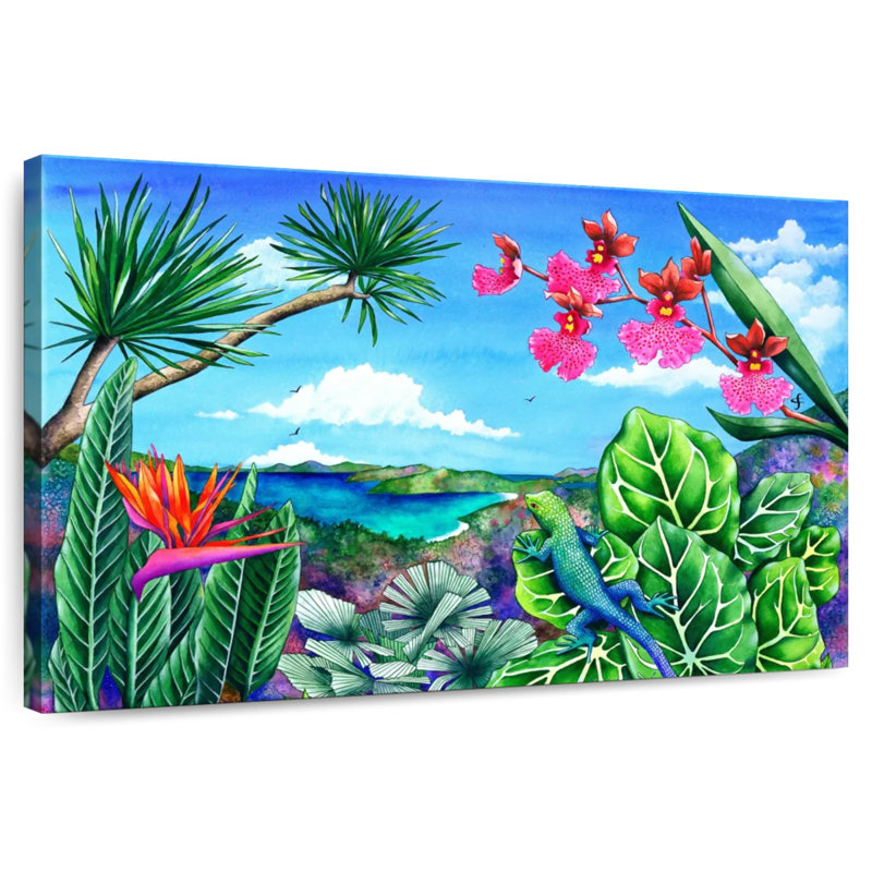 Brampt Lizard Latitudes, 16" H x 24" W