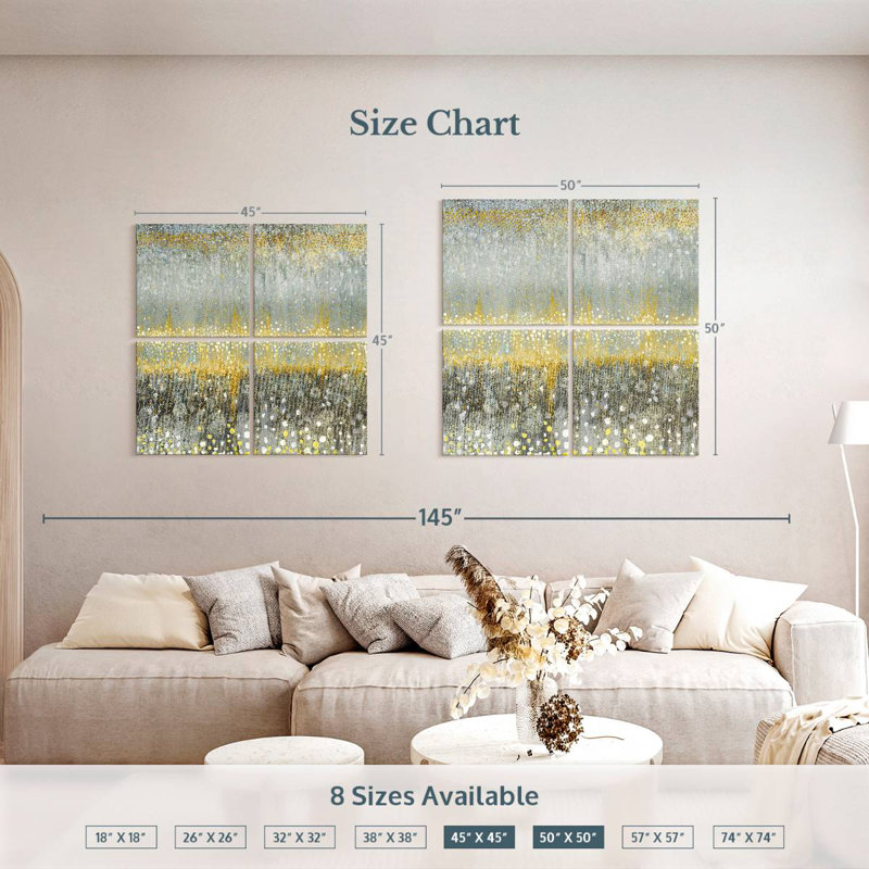 Rain Avery Yellow Gray