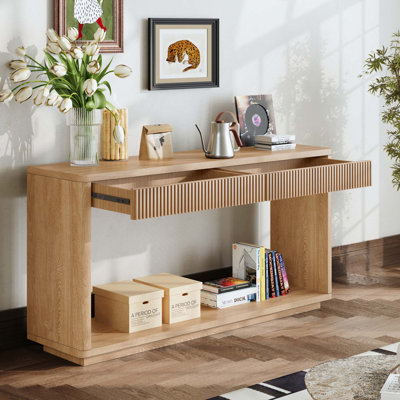 Canapé-console 60 po à 2 tiroirs