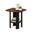 Table d'appoint Micha, table de chevet à 2 niveaux, étagères ouvertes, pour salon ou chambre, pin ambré-66693127