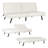 Camisha Twin 70'' Faux Leather Convertible Sofa-158951433