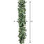  Guirlande 72 "en eucalyptus artificiel