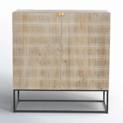 Taro 40'' Solid Wood Bar Cabinet