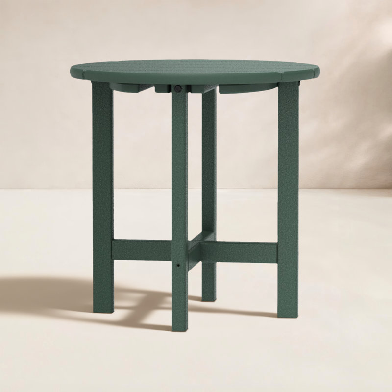 Table d'appoint ronde 18 po POLYWOOD, Vert