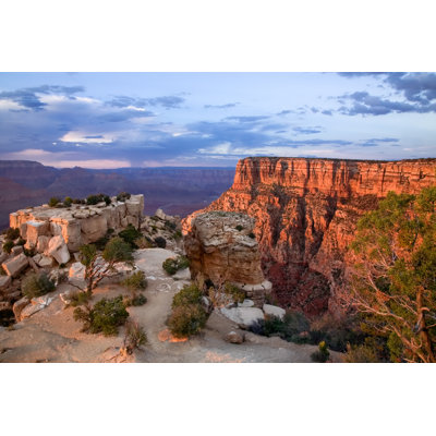 Elara Landscape Of Grand Canyon - Wrapped Canvas Print