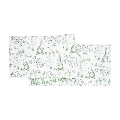 Davalt Bunny Toile Runner