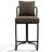 26'' Boucle Counter Stools With Backrest & Metal Frame, Modern Upholstered Bar Chairs For Kitchen Island-123525066