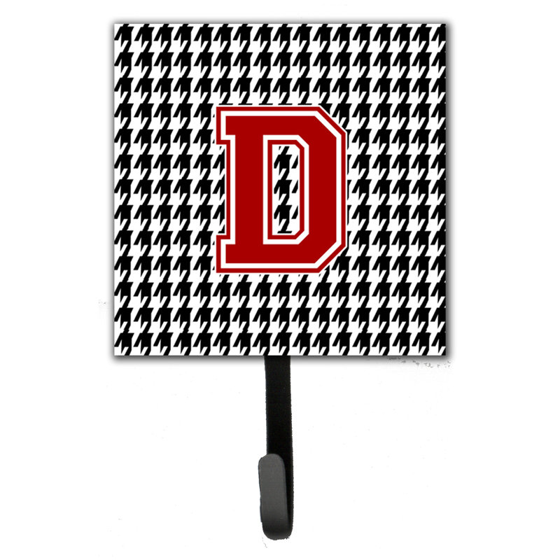 Porte-laisse houndstooth et crochet mural, D