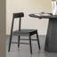 Ensemble de table de salle à manger en frêne carbonisé-106862581