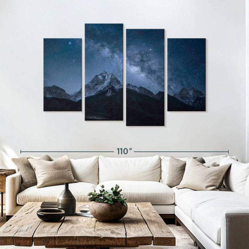 Alvord Starlit Ama Dablam Peaks, H 54 po x l 84 po