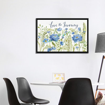 «Botanical Blue II» par Silvia Vassileva - impression d'art graphique
