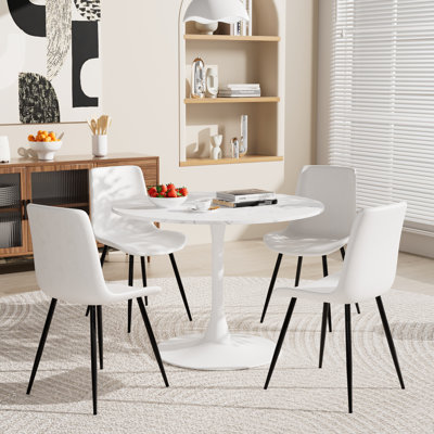 Ensemble de table de salle à manger 5 pièces pour 4