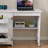 Wood Foldable Sewing Table With Wheels,Craft Table Cart