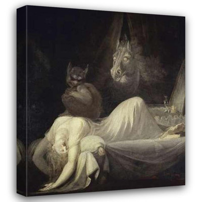 Alcott Hill® Fuseli, Henry Gallery Wrapped Canvas Art Titled: The Nightmare (The Incubus)
