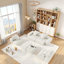 Canapé modulaire surdimensionné en chenille, sans assemblage requis, conception capitonnée, tissu doux et durable, configurations multi-combinaisons, base antidérapante, confortable 2 à 4 places pour le salon-112298386