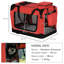 Collapsible Soft-Sided Crate with 3 Doors