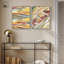 Ensemble de décorations murales encadrées "Coastal Earth Harmony" par Art Remedy, cadre noir, 20 x 24-791213313-791213321