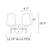 Louvella 2 - Light Dimmable Vanity Light-863862719