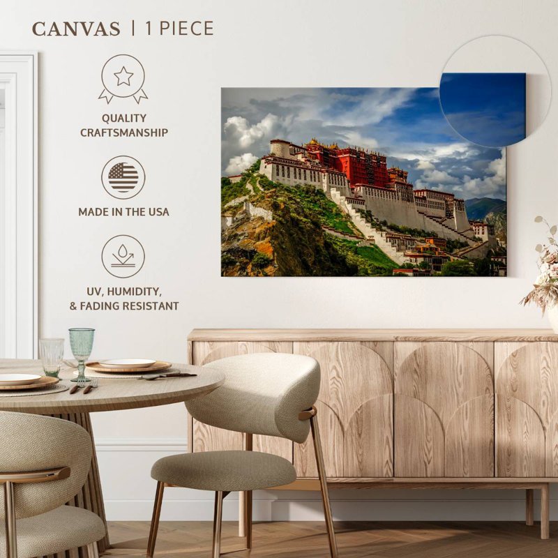 Adella Potala Palace Exterior, 30" H x 45" W