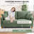 2-seater corduroy sofa-2082241703
