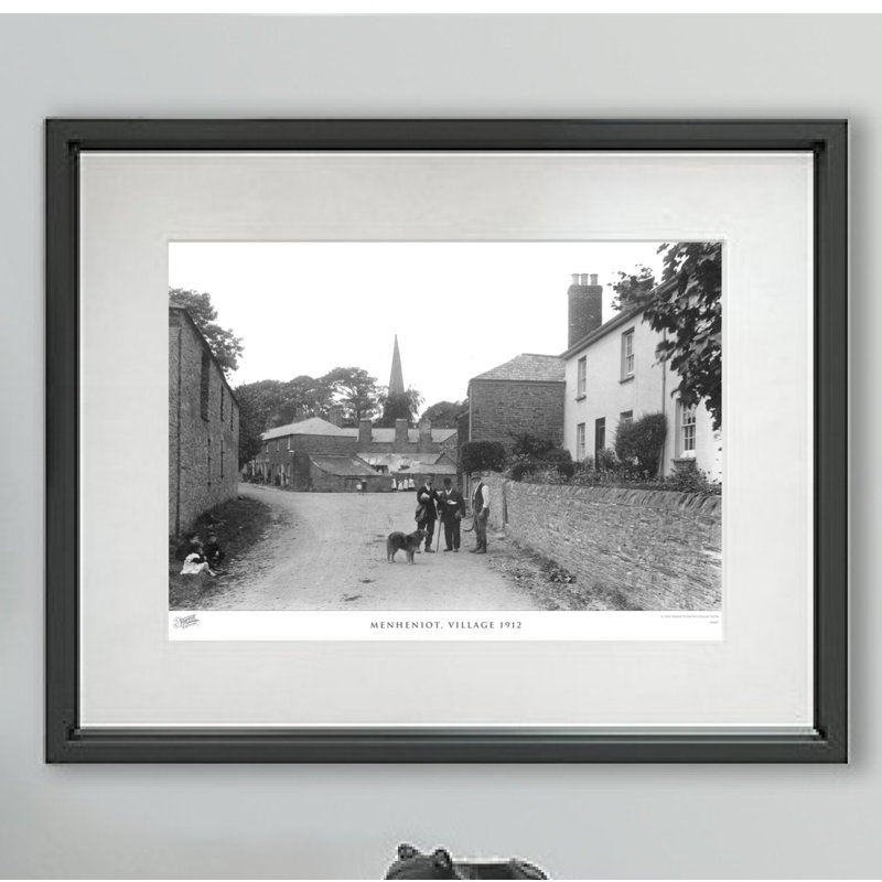 Menheniot, Village 1912 - Single Picture Frame Print, 60cm H x 80cm W x 2.3cm D