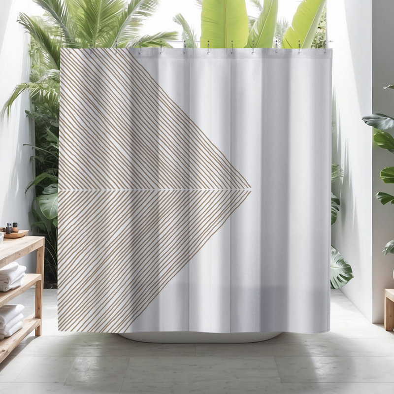 Coco Shower Curtain, Beige