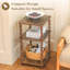 Table d'appoint, petite table de chevet avec tablette de rangement, table de chevet moderne pour salon, chambre à coucher, bureau et petits espaces-133713562