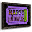 "Happy Halloween Billet", art textuel sur toile-860203132-860203131