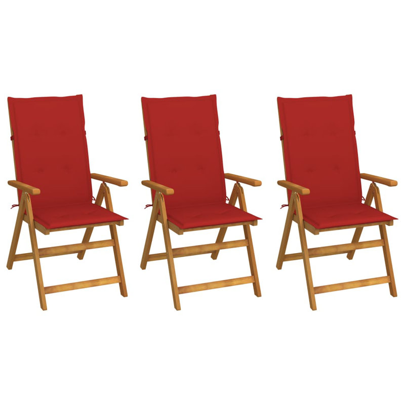 Chaise d'appoint Kinka, Rouge vermillon