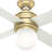 52" Hepburn 4 - Blade Indoor Modern Glam Ceiling Fan with Lights and Wall Control-23681195