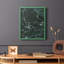 Jade Marble I, reproduction encadrée - bois massif-339904509-339904508