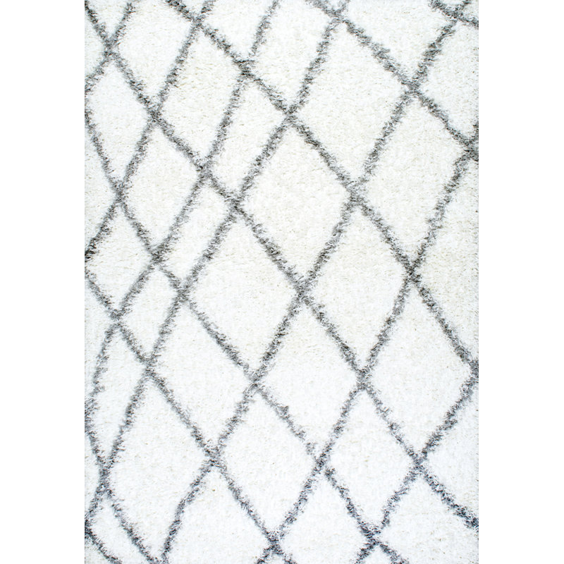 Tapis marocain à poils longs Arteta, Rectangle 4 pi x 6 pi