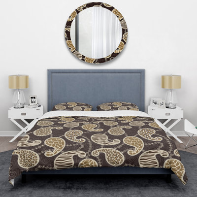 Animal Skin Paisley Polyester Animal Print Duvet Cover