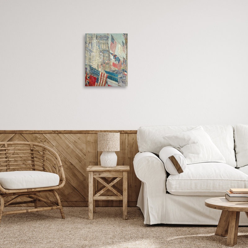 Art mural classique sur toile drapeaux Americana par one1000paintings, H 20 po x l 16 po