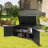 ONFRJFVR 45'' W 88 Gallons Water Resistant Plastic Deck Box-94319239