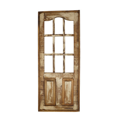 Handmade Rustic Abstract Wall Decor on Solid Wood