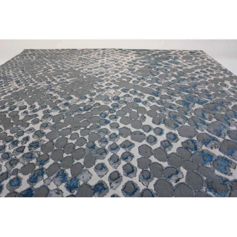 Tapis argenté ultra doux et argenté Shimmery