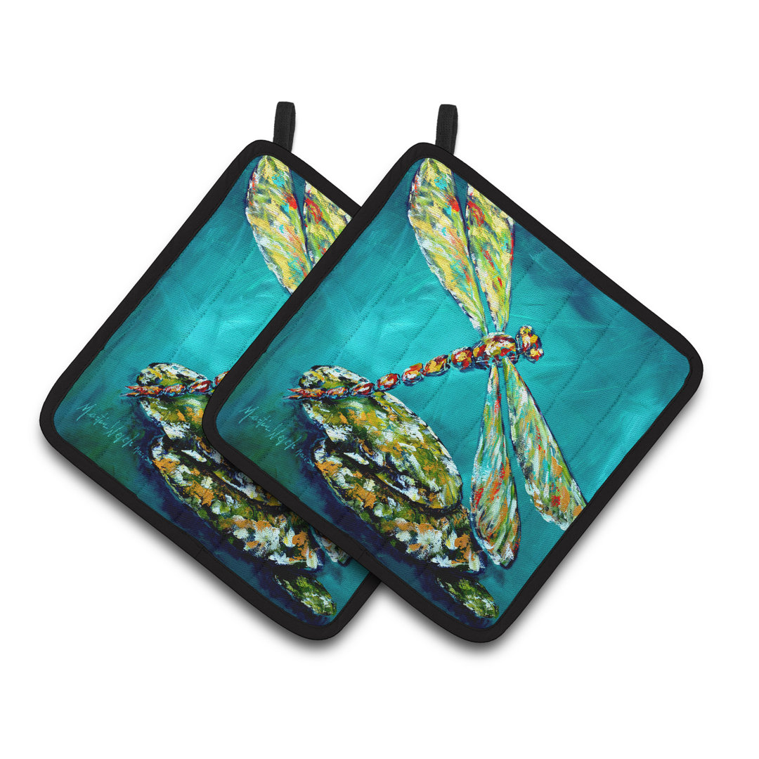 Caroline's Treasures Insect - Dragonfly Potholder Set (Set of 2) Caroline's Treasures