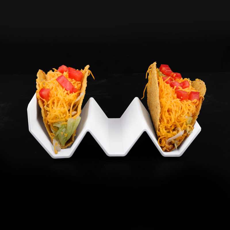 Zen Taco Holder, White