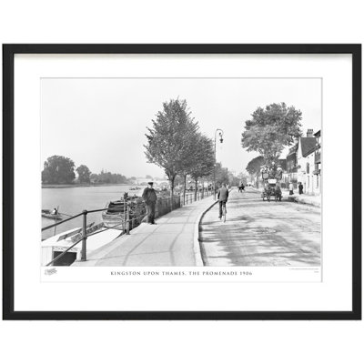 Kingston Upon Thames, The Promenade 1906 by Francis Frith - Single Picture Frame Print