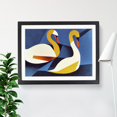 Abstract Swans Vol.1 - Framed Print